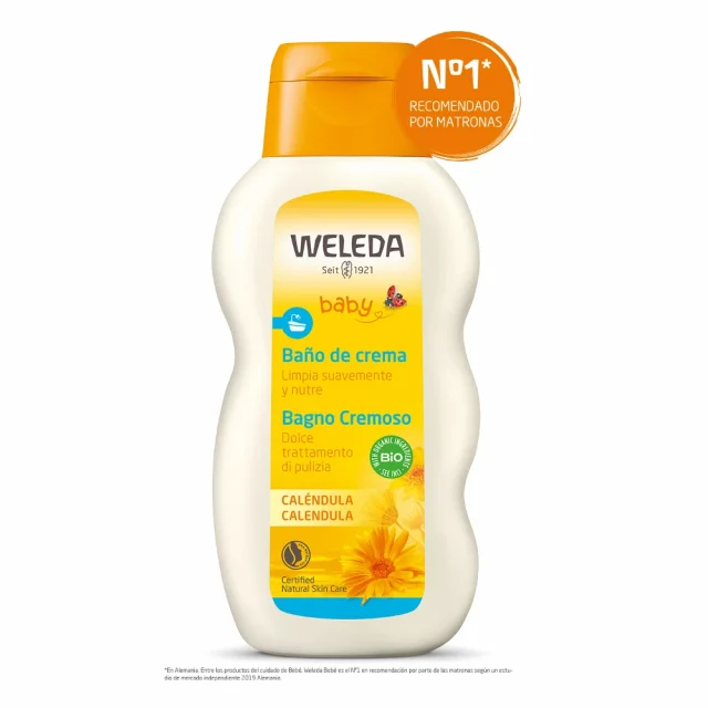 Crema de Baño Caléndula Bebé Weleda 200 ml.