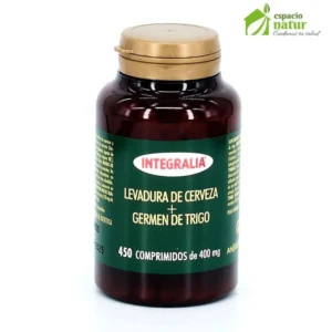 LEVADURA DE CERVEZA + GERMEN 450 COMPRIMIDOS de Integralia